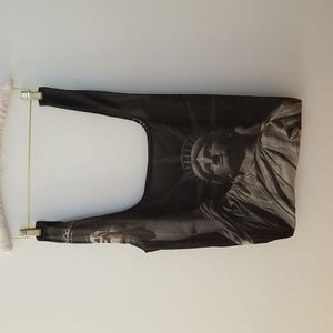 STATUE OF LIBERTY/PLANET EARTH MESH TOTE